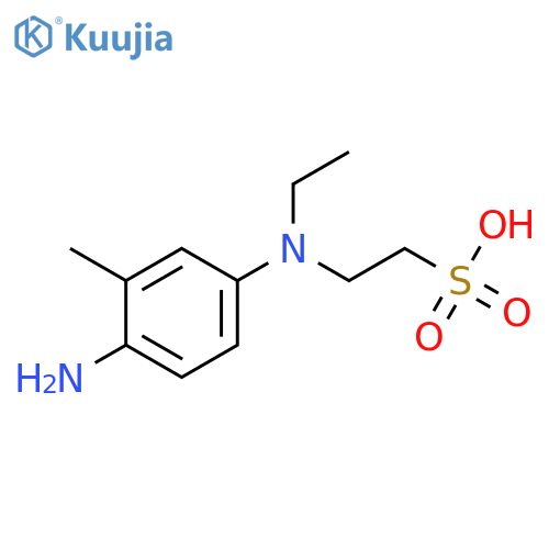 Ethanesulfonic acid,2-[(4-amino-3-methylphenyl)ethylamino]- structure