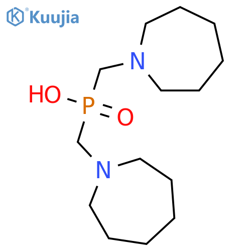 bis(1-azepanylmethyl)phosphinic acid structure