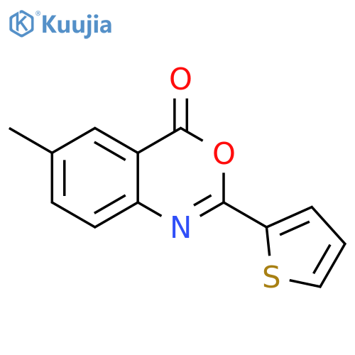 6-METHYL-2-(2-THIENYL)-4H-3,1-BENZOXAZIN-4-ONE structure