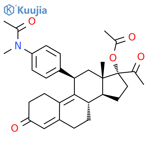 N-Desmethyl N-Acetyl Ulipristal Acetate structure