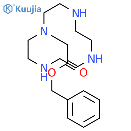 1,4,7,10-Tetraazacyclododecane-1-acetic acid, phenylmethyl ester structure