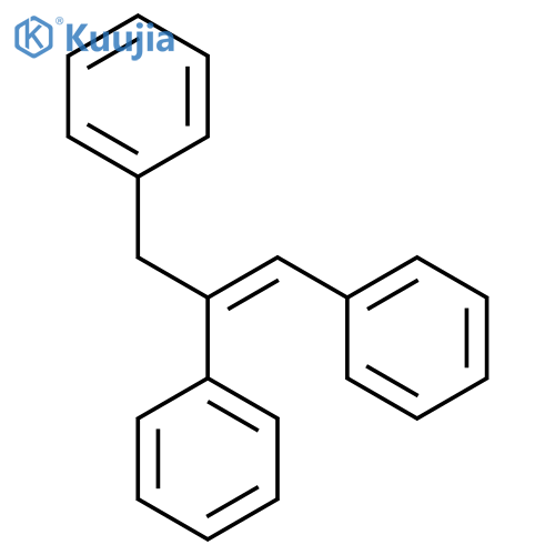 Benzene,1,1',1''-(1-propene-1,2,3-triyl)tris- structure