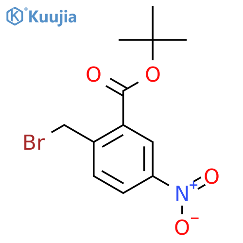 Tert-Butyl 2-(bromomethyl)-5-nitrobenzoate structure