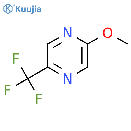 Pyrazine, 2-methoxy-5-(trifluoromethyl)- structure