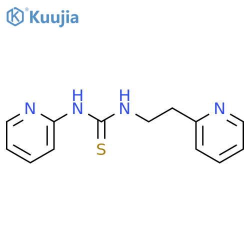 Thiourea, N-2-pyridinyl-N'-[2-(2-pyridinyl)ethyl]- structure