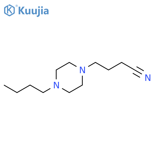 1-Piperazinebutanenitrile, 4-butyl- structure