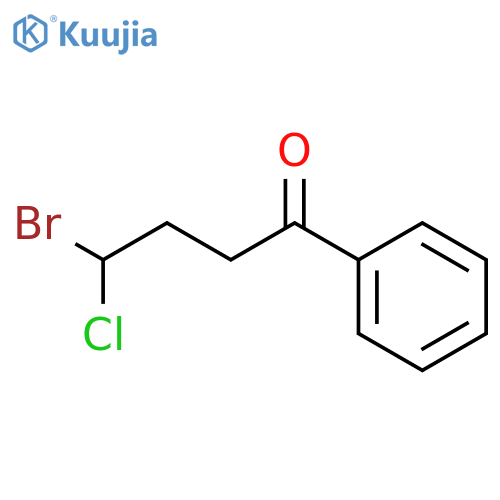 1-Butanone, 4-bromo-4-chloro-1-phenyl- structure