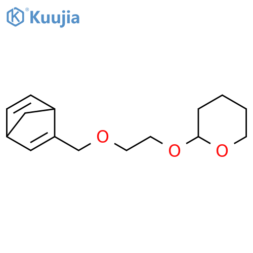 2H-Pyran, 2-[2-(bicyclo[2.2.1]hepta-2,5-dien-2-ylmethoxy)ethoxy]tetrahydro- structure