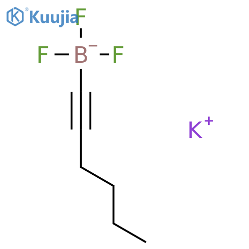 Potassium Trifluoro(hex-1-yn-1-yl)borate structure