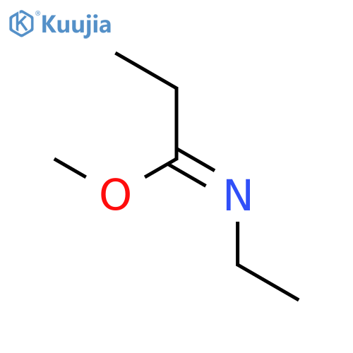 Propanimidic acid, N-ethyl-, methyl ester structure
