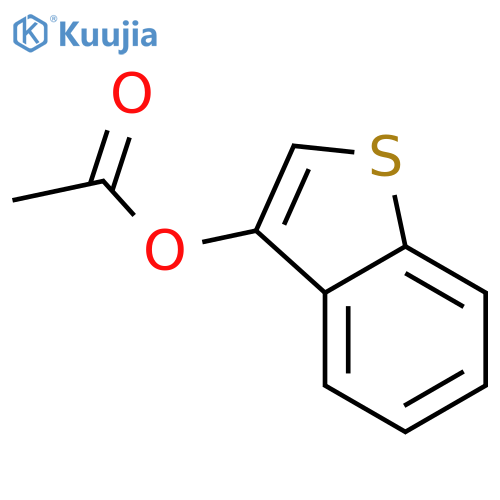 Benzo[b]thiophene-3-ol,3-acetate structure