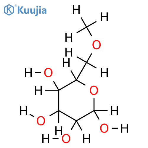 6-O-methyl-alpha/beta-D-galactopyranose structure