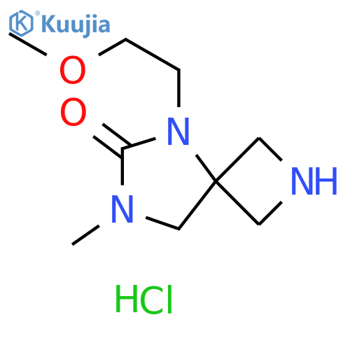 5-(2-Methoxyethyl)-7-methyl-2,5,7-triazaspiro[3.4]octan-6-one hydrochloride structure