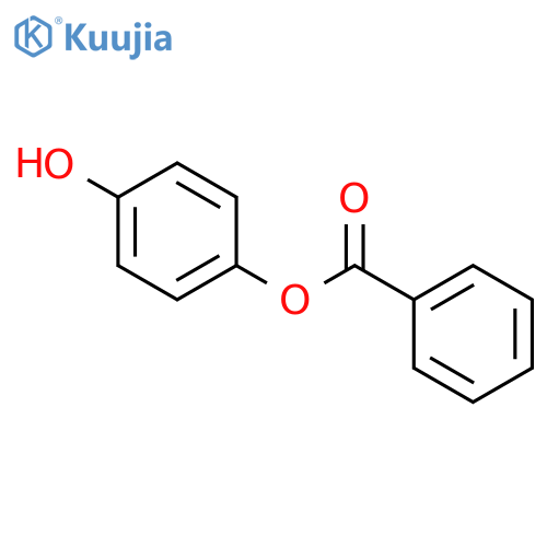4-Hydroxyphenyl benzoate structure