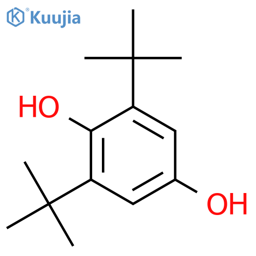 2,6-Bis(1,1-dimethylethyl)-1,4-benzenediol (Technical Grade) structure
