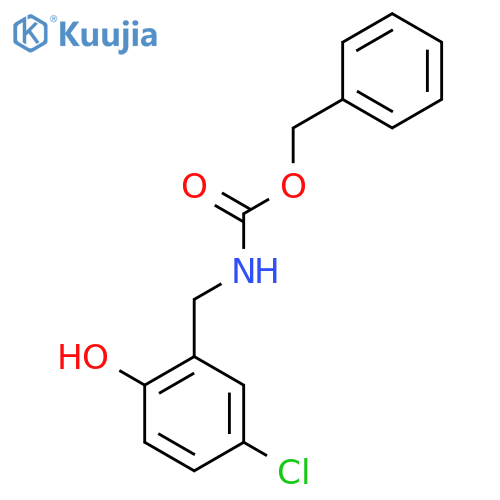 benzyl N-(5-chloro-2-hydroxyphenyl)methylcarbamate structure