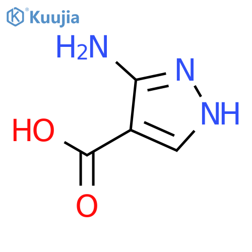 3-Aminopyrazole-4-carboxylic acid structure