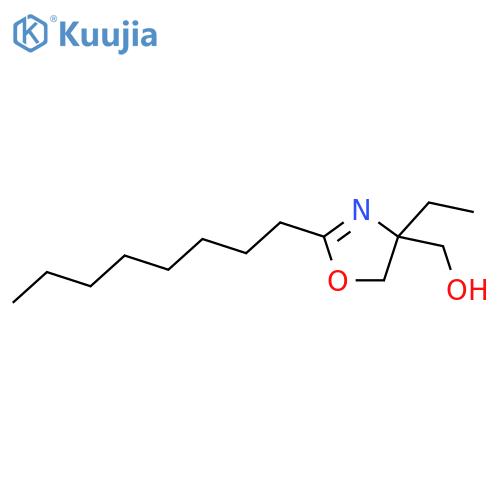 4-Oxazolemethanol,4-ethyl-4,5-dihydro-2-octyl- structure