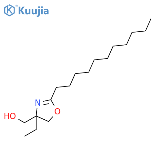 4-Oxazolemethanol,4-ethyl-4,5-dihydro-2-undecyl- structure