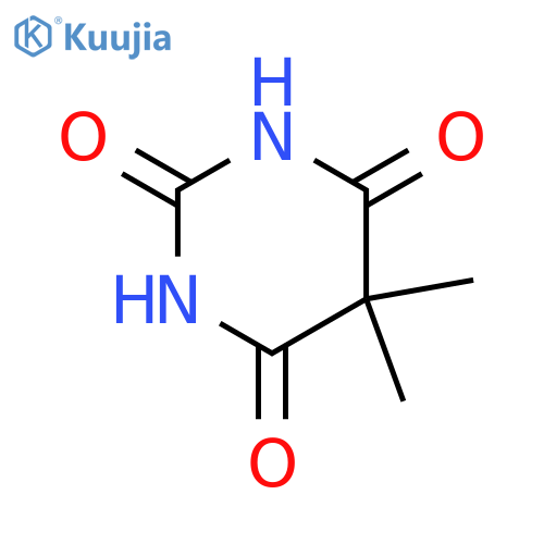 2,4,6(1H,3H,5H)-Pyrimidinetrione,5,5-dimethyl- structure