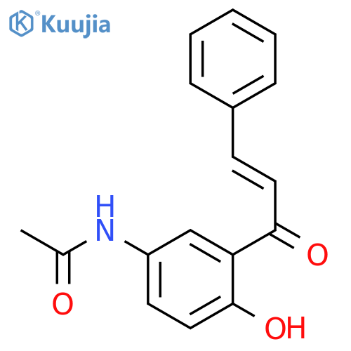 Acetamide,N-[4-hydroxy-3-(1-oxo-3-phenyl-2-propen-1-yl)phenyl]- structure