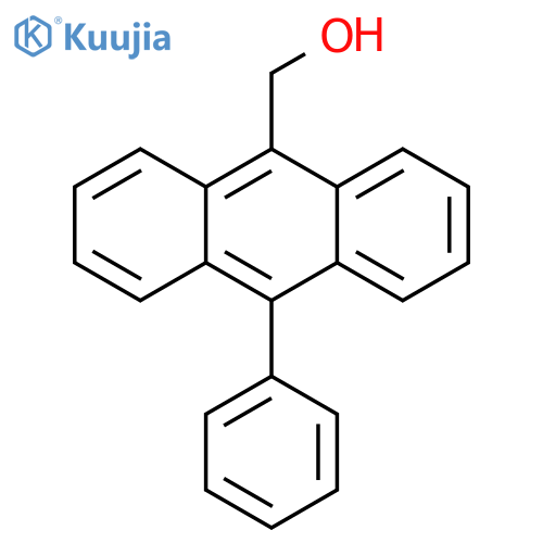 9-Anthracenemethanol, 10-phenyl- structure