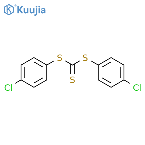 Carbonotrithioic acid,bis(4-chlorophenyl) ester structure