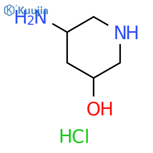 5-aminopiperidin-3-ol dihydrochloride, Mixture of diastereomers structure