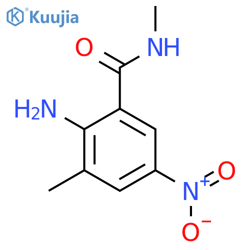 2-Amino-N,3-dimethyl-5-nitrobenzamide structure