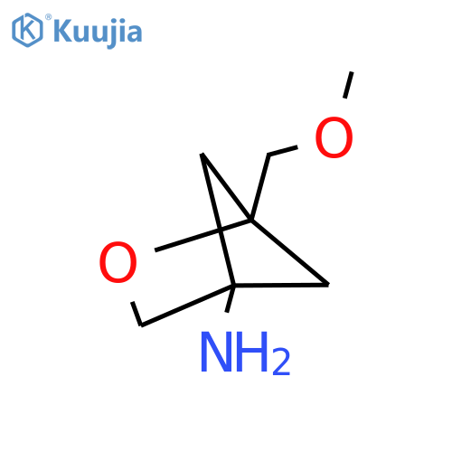 1-(methoxymethyl)-2-oxabicyclo2.1.1hexan-4-amine structure