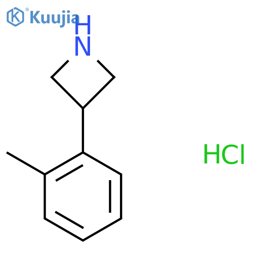 3-(2-methylphenyl)azetidine hydrochloride structure