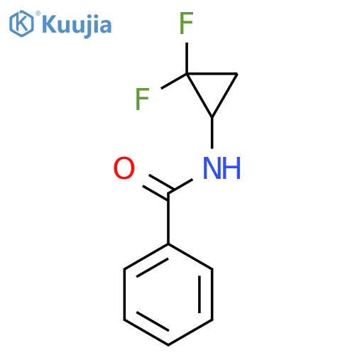 N-(2,2-difluorocyclopropyl)benzamide structure