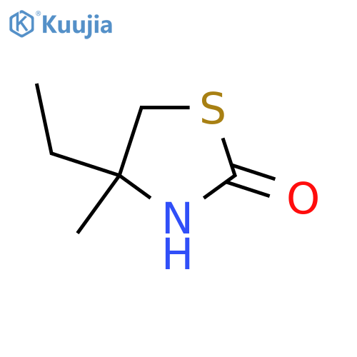 4-Ethyl-4-methyl-1,3-thiazolidin-2-one structure