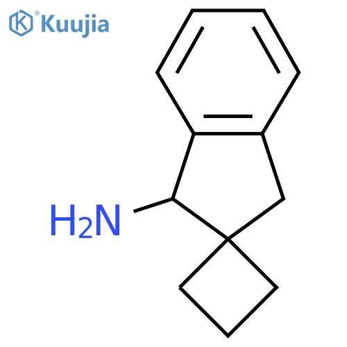 1',3'-dihydrospirocyclobutane-1,2'-inden-3'-amine structure