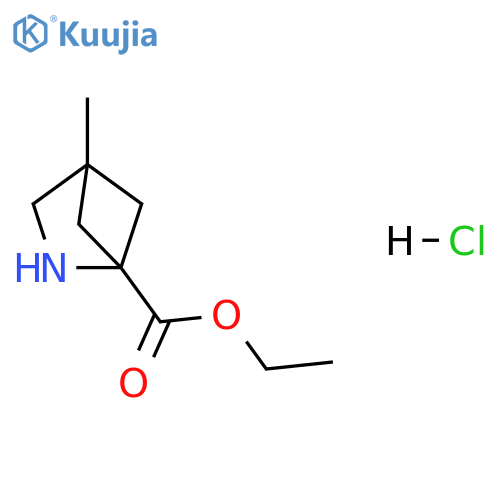 ethyl 4-methyl-2-azabicyclo2.1.1hexane-1-carboxylate hydrochloride structure