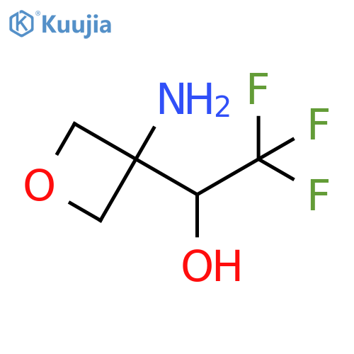 1-(3-aminooxetan-3-yl)-2,2,2-trifluoroethan-1-ol structure