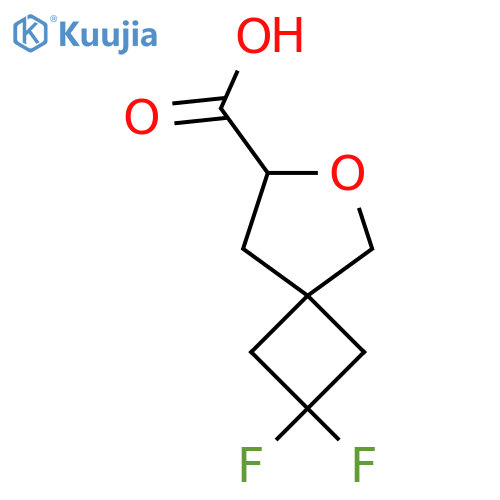2,2-Difluoro-6-oxaspiro[3.4]octane-7-carboxylic acid structure