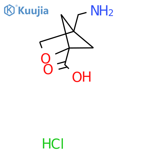 4-(aminomethyl)-2-oxabicyclo2.1.1hexane-1-carboxylic acid hydrochloride structure
