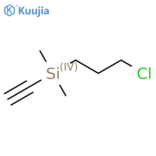 (3-chloropropyl)(ethynyl)dimethylsilane structure