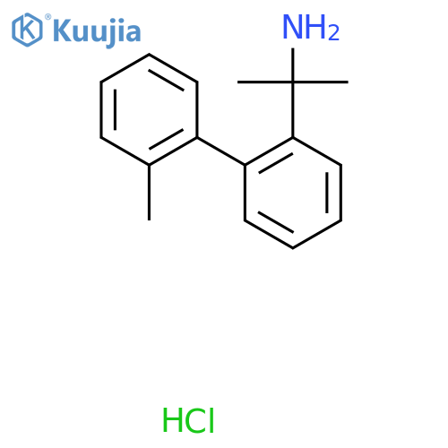 2-{2'-methyl-1,1'-biphenyl-2-yl}propan-2-amine hydrochloride structure