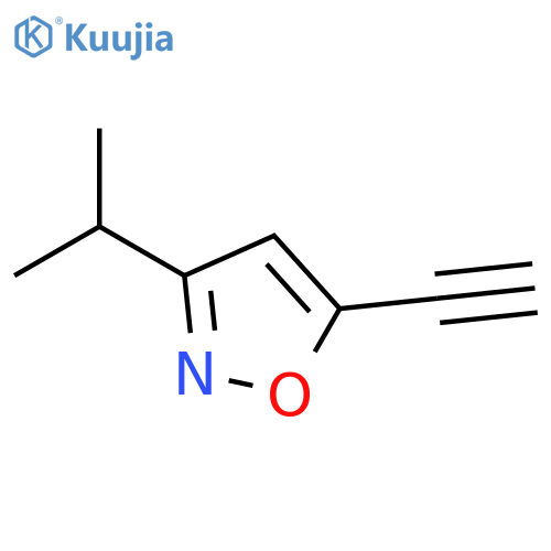 5-Ethynyl-3-(1-methylethyl)isoxazole structure