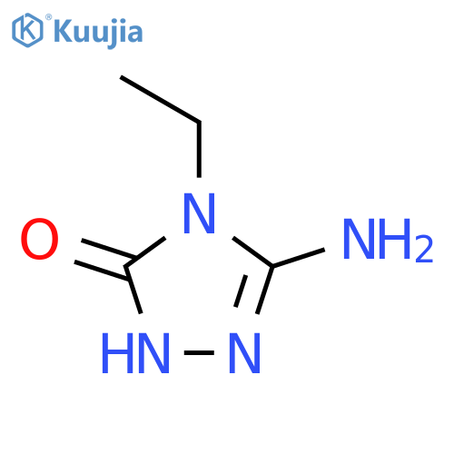 3-amino-4-ethyl-4,5-dihydro-1H-1,2,4-triazol-5-one structure