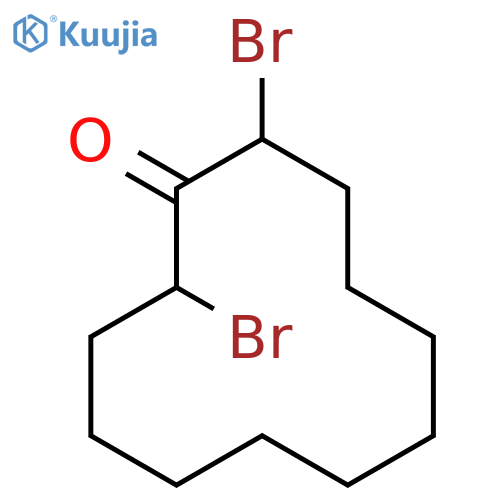 Cyclododecanone,2,12-dibromo- structure