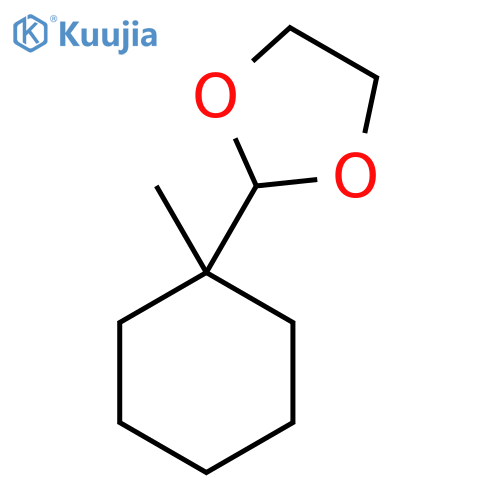 2-(1-Methylcyclohexyl)-1,3-dioxolane structure