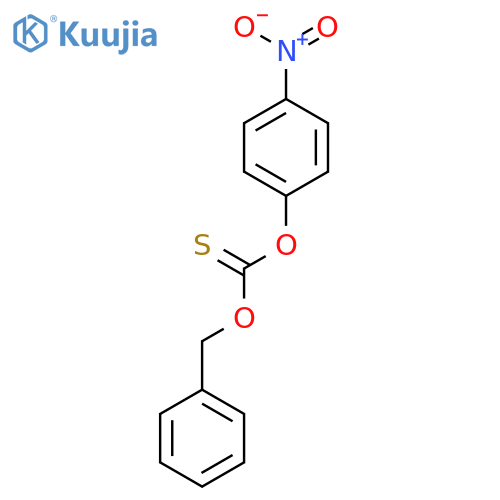 Carbonothioic acid, O-(4-nitrophenyl) O-(phenylmethyl) ester structure