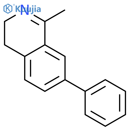 Isoquinoline,3,4-dihydro-1-methyl-7-phenyl- structure