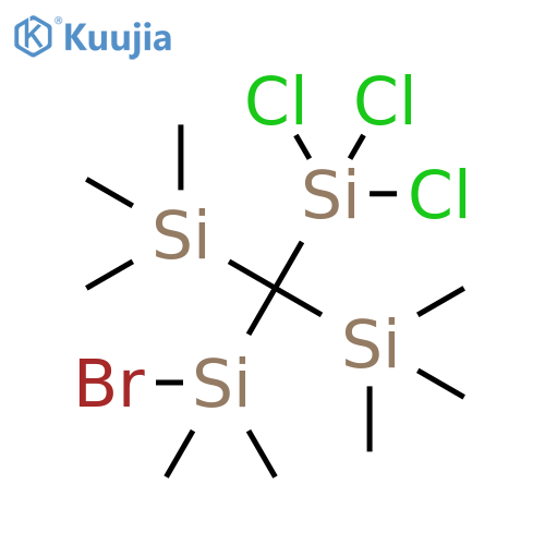 Silane, [(bromodimethylsilyl)(trichlorosilyl)methylene]bis[trimethyl- (9CI) structure