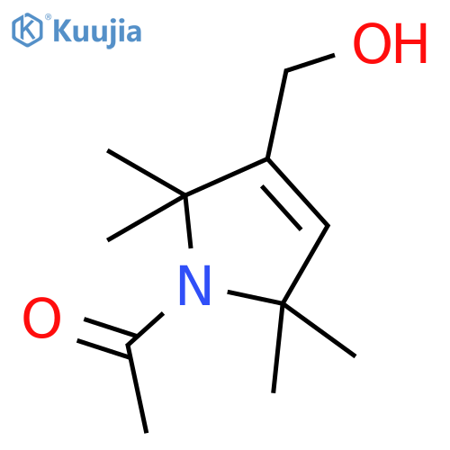 1-Acetyl-2,2,5,5-tetramethyl-3-pyrroline-3-methanol structure
