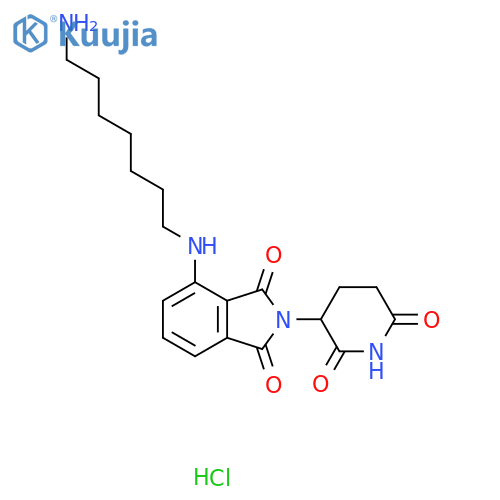 Pomalidomide 4'-alkylC7-amine structure