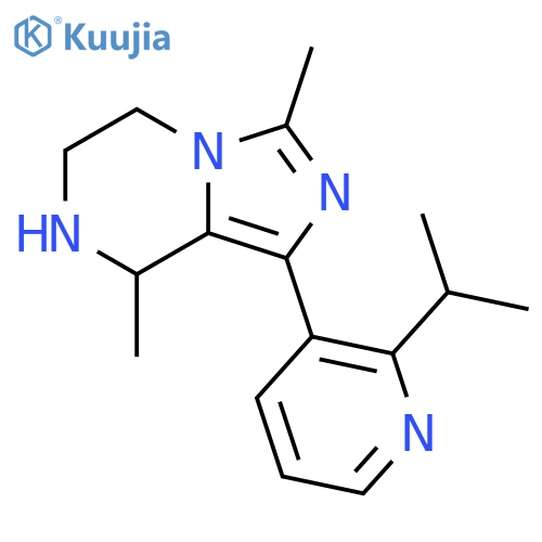 1-(2-Isopropyl-3-pyridyl)-3,8-dimethyl-5,6,7,8-tetrahydroimidazo[1,5-A]pyrazine structure